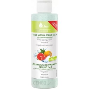 Ava Laboratorium żel myjący do twarzy peelingujący z naturalnym olejkiem grapefruitowym 200 ml
