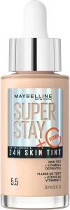 Maybelline New York SUPER STAY 24H SKIN TINT długotrwały podkład rozświetlający 5.5 30 ml
