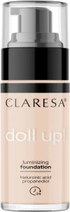 Claresa Make Up Doll Up! Podkład Rozświetlający Do Twarzy 04 30 ml