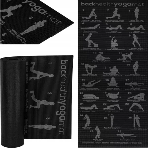 Antypoślizgowa Mata Fitness do Jogi Yoga + Planer
