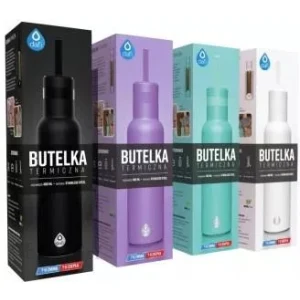 Butelka termiczna termos Dafi 490ml multikolor