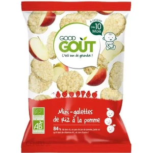 Good Gout Wafle Ryżowe Mini Z Jabłkami 40G