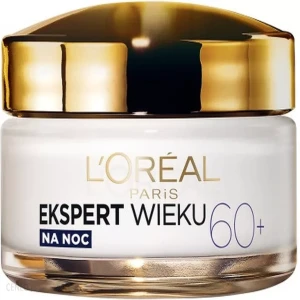 L’Oreal Paris Ekspert Wieku Przeciwzmarszczkowy krem odbudowujący na noc 60+ 50ml