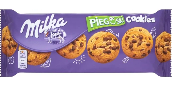 Pieguski ciasteczka z kawałkami czekolady 135g