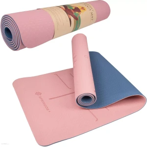 Springos Mata Do Jogi 183cm Różowo-Fioletowa