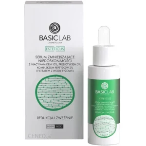 Basiclab Dermocosmetics serum zmniejszające niedoskonałości z niacynamidem 10% redukcja i zwężenie 30 ml