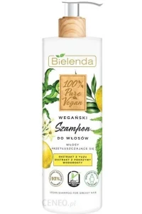 Bielenda 100% pure vegan wegański szampon do włosów przetłuszczających się 400 ml