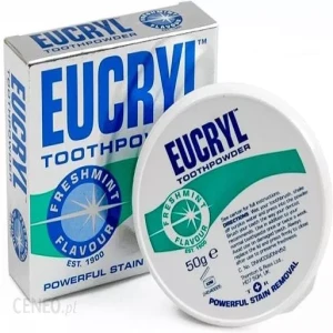 Eucryl Freshmint w rankingu proszków do wybielania zębów