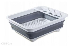 Suszarka do naczyń Dexxer składana, silikonowa, szara