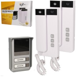 Domofon Orno 2-rodzinny 2-żyłowy Salem Multi OR-DOM-SL-924