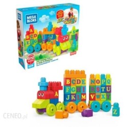 Zabawka Fisher-Price Mega Bloks Pierwsze Klocki Pociąg ABC Dxh35 