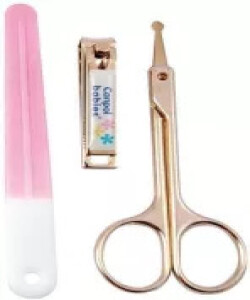 Nożyczki do paznokci dla niemowląt - Canpol Baby Zestaw do pielęgnacji paznokci 