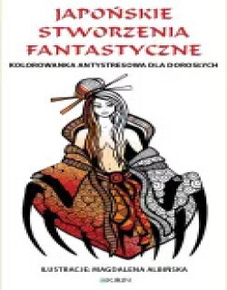 Kolorowanka dla dorosłych - Japońskie stworzenia fantastyczne