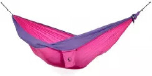 Hamak -  dwuosobowy, różowo-fioletowy THD-(1) - najlepszy wybór na trekking