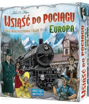 Gra planszowa strategiczna -  Wsiąść do pociągu: Europa