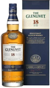 Whisky - The Glenlivet 18 yo Single Malt Scotch Whisky 