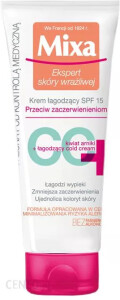 Krem CC - Mixa Soothing CC Anti-Redness Cream SPF15