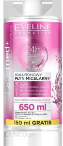 Płyn micelarny - Eveline Facemed Hialuronowy 3W1