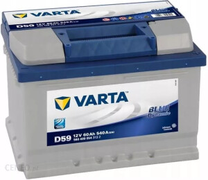 Akumulator 60Ah - Varta Blue Dynamic D59 60Ah 540A P+