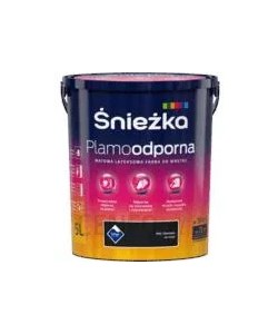 Farba zmywalna do ścian - Śnieżka Plamoodporna