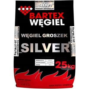 Bartex węgiel groszek Silver 26-28 MJ worki 25 kg