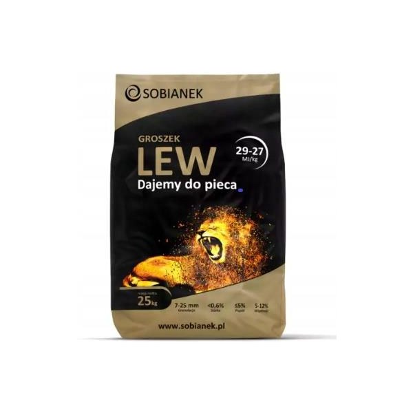 Węgiel Groszek Sobianek Lew 25 kg