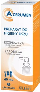 Spray do uszu dla dzieci -  A-CERUMEN spray do higieny uszu