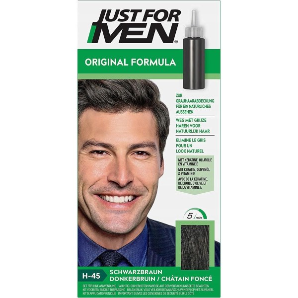 Just For Men Ciemny Brąz H-45 Odsiwiacz Szampon 66ml