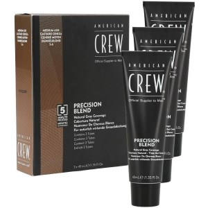 American Crew Precision Blend Odsiwiacz Dla Mężczyzn Medium Ash 5-6 3x40 ml