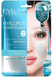 Maseczka do twarzy nawilżająca - Eveline Hyalurion Moisture Pack