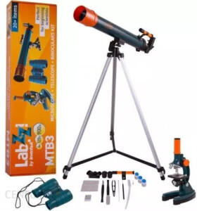 Lornetka dla dzieci - Levenhuk Zestaw Mikroskop + Teleskop Lornetka Labzz Mtb3