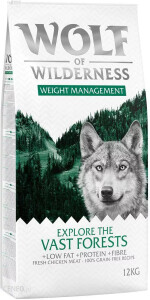 Karma odchudzająca dla psa - Wolf Of Wilderness Explore The Vast Forests Weight Management 12kg