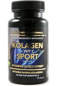 INTENSON Kolagen + WIT C SPORT 90 tabletek 