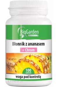 BioGarden Błonnik z ananasem + chrom 100 tabl