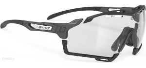 Rudy Project Cutline czarny kolor soczewek przezroczyste szkła fotochromatyczne
