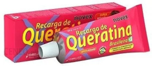 Novex Brazilian Keratin Recarga De Queratina Krem do Stylizacji z Keratyną 80 g