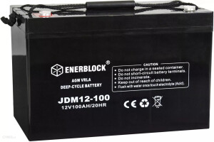 Akumulator samochodowy Enerblock AGM Marine JDM12-100 12V 100Ah