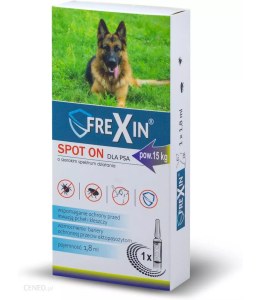 Frexin Krople przeciw ektopasożytom dla psa powyżej 15 kilogramów, 1,8 ml 