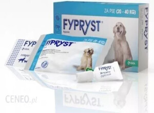Krka Fypryst Krople Przeciw Pchłom I Kleszczom Dla Psów 20 40 Kg