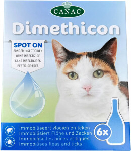 KROPLE NA PCHŁY I KLESZCZE DLA KOTA 6 × 1 ml