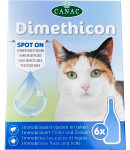 KROPLE NA PCHŁY I KLESZCZE DLA KOTA 6 × 1 ml