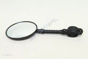 Lusterko Rowerowe Ks-113C Okrągłe, Ruchome Ramie 7,5 Cm