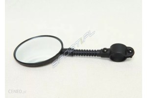 Lusterko Rowerowe Ks-113C Okrągłe, Ruchome Ramie 7,5 Cm