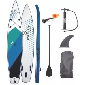 Spartan Paddleboard z akcesoriami Deska Sup 12'6" White Blue S3407