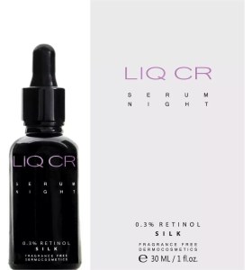 Liqpharm Liq Cr Serum Night 0.3% Retinol Silk koncentrat intensywnie korygujący na noc 30 ml