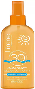 Lirene Sun jaśminowy olejek do opalania nawilżający I odżywiający skórę Spf 30 150 ml