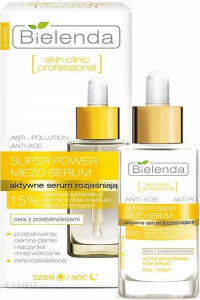 Bielenda Skin Clinic Professional aktywne serum rozjaśniające Anti Age na dzień i na noc 30 ml