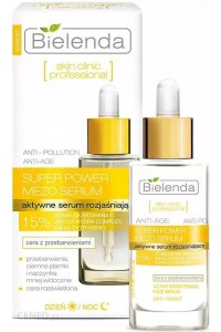 Bielenda Skin Clinic Professional aktywne serum rozjaśniające Anti Age na dzień i na noc 30 ml
