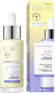 Eveline Cosmetics Serum Shot Kuracja 0,2% retinol na twarz, szyję i dekolt 30 ml