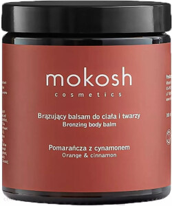 Mokosh Brązujący balsam do ciała i twarzy pomarańcza z cynamonem 180 ml